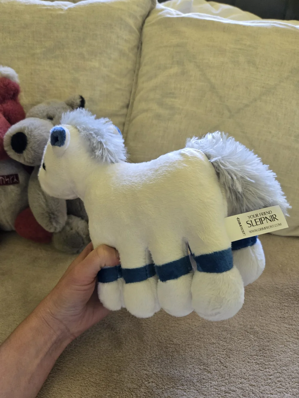 Game Of Thrones - Grimfrost Plushies Set - 2 Crows, Wolf, Horse, Squirrel. NWT!